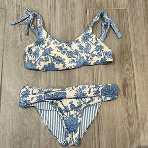 Roller rabbit kids reversible bikini size 14/16